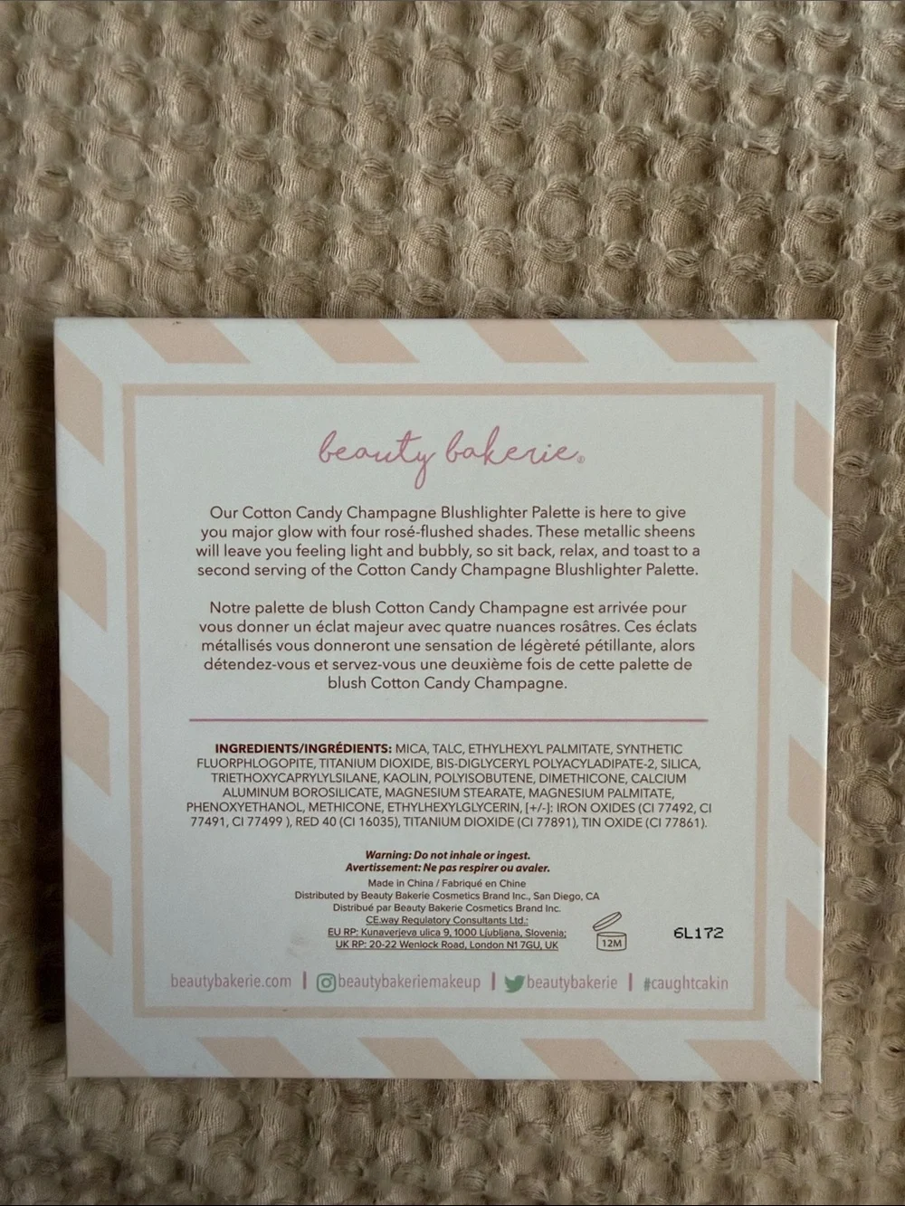 Beauty Bakerie | Cotton Candy Champagne Blushlighter Palette